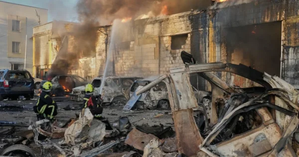Quatre morts en Russie après une attaque massive de drones