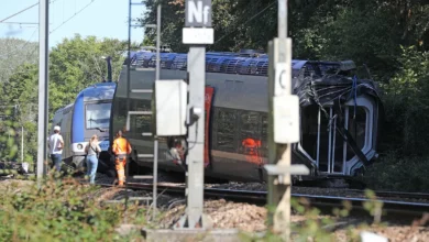 Saboteurs suspected train