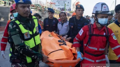 Satu jasad korban kecelakaan KM Virgo tiba di Banjarmasin Senin pagi