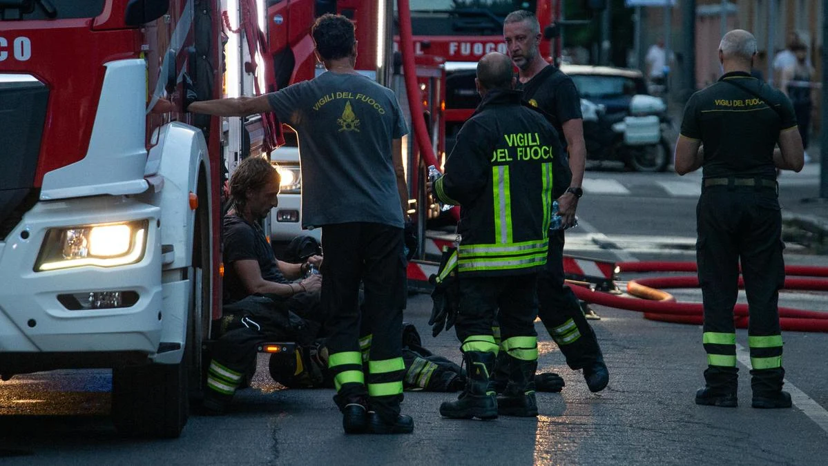 Scoppia un incendio in un centro diurno di Vimodrone: gravemente ustionato un uomo di 56 anni