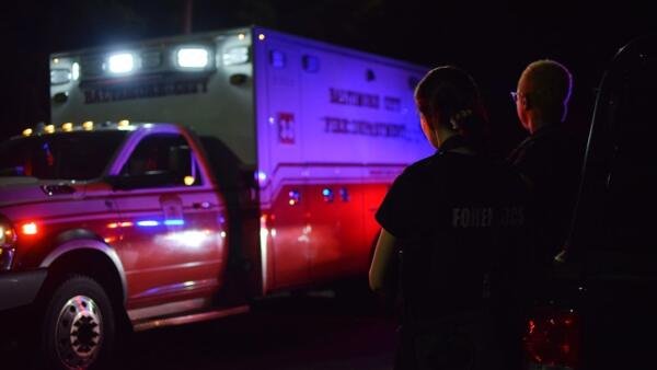 Baltimore, Maryland police investigate report of a shooting near Morgan State University 1 Shooting