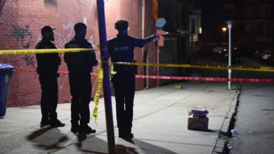 Homicide detectives investigate shooting in north Baltimore, Maryland 4 Shooting