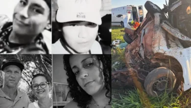 Sobe para cinco número de mortos após colisão entre van e carro na BR-163