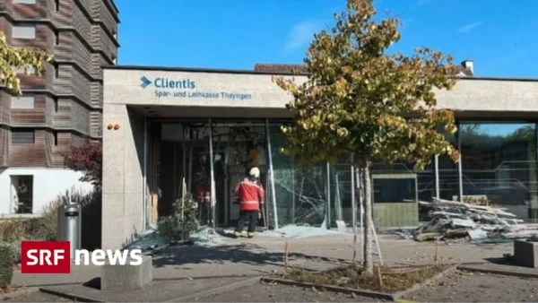 Thayngen SH – Geldautomat gesprengt – mutmasslicher Täter schwer verletzt