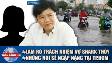 Toàn cảnh 17h: TP.HCM ngập sâu do triều cường, mưa lớn | Vụ Shark Thủy: Làm rõ trách nhiệm người vợ