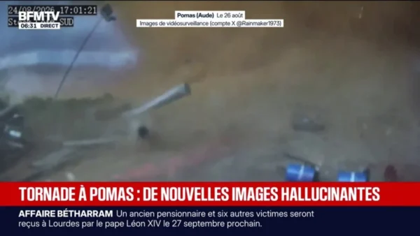 Tornade à Pomas: de nouvelles images hallucinantes 1 Tornade à Pomas: de nouvelles images hallucinantes