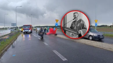 Tragiczny wypadek motocyklisty. Nie żyje ks. Wojciech Drab