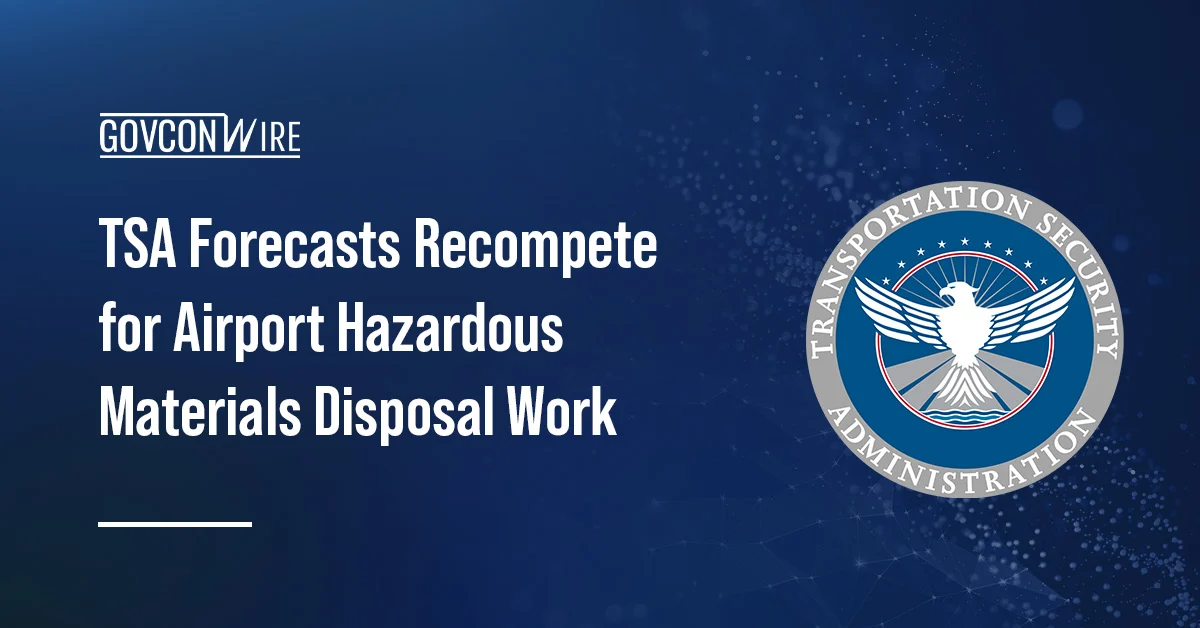 TSA Forecasts Recompete