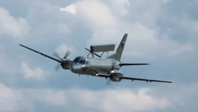 Ucrania ya protege sus cielos con el avión de alerta temprana ASC 890 de Saab que le entregó Suecia