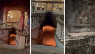 Vídeo: incêndio atinge gruta do Santuário de Azambuja, em Santa Catarina