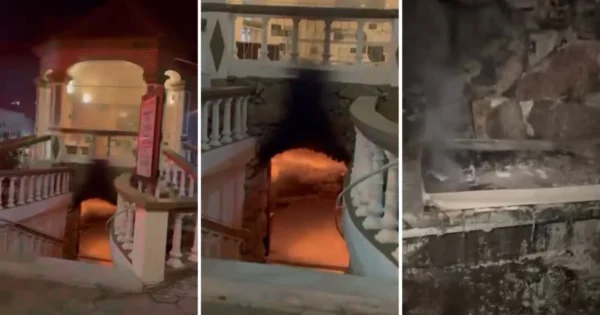 Vídeo: incêndio atinge gruta do Santuário de Azambuja, em Santa Catarina