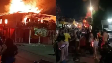 Vídeo: Incêndio destrói residência no bairro Petrópolis e deixa moradora em desespero