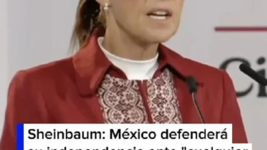 VIDEO | La presidenta mexicana, Claudia Sheinbaum, afirma que su Gobierno no se subordinará a EE.UU. 4 VIDEO | La presidenta mexicana, Claudia Sheinbaum, afirma que su Gobierno no se subordinará a EE.UU.