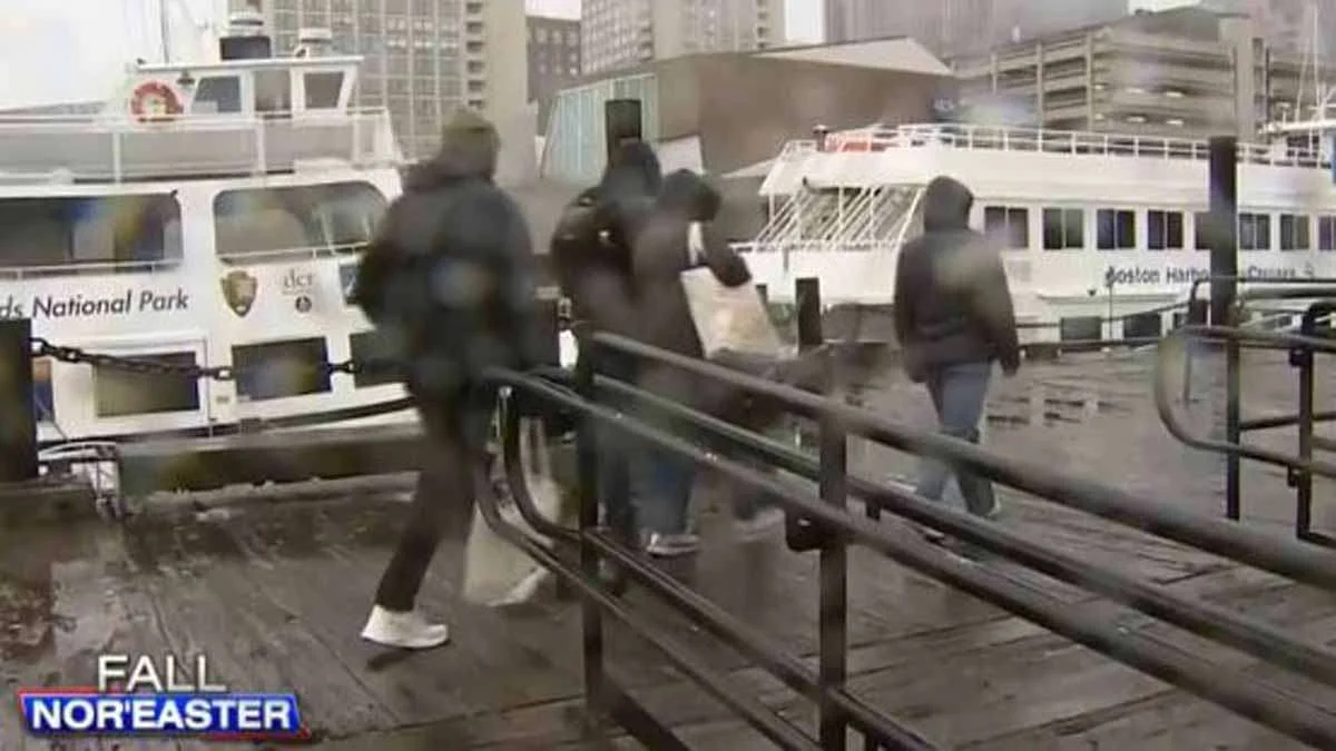 Whipping winds batter
