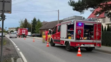 Wypadek podczas jazdy na rowerze w Wołowicach. Dziecko trafiło do szpitala [ZDJĘCIA]