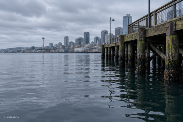 Person Reported in Water Under Alaskan Way Pier in Seattle, Washington