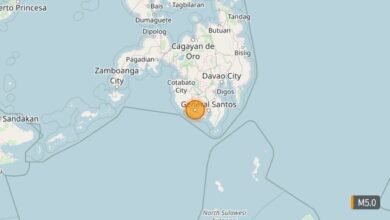 M5.0 earthquake strikes southwest of Kalamansig, Philippines 2 M5.0 earthquake strikes southwest of Kalamansig, Philippines