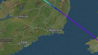 British Airways flight BA295 declares emergency over Ireland and turns back to London 2 British Airways flight BA295 declares emergency over Ireland and turns back to London