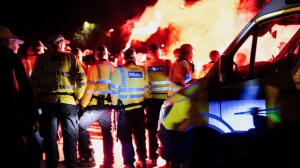 12 arrested after anti-migrant protest near Gosport marina
