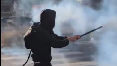 WATCH: French high school students clash with police near Paris as a nationwide protest movement forces hundreds of schools to suspend classes