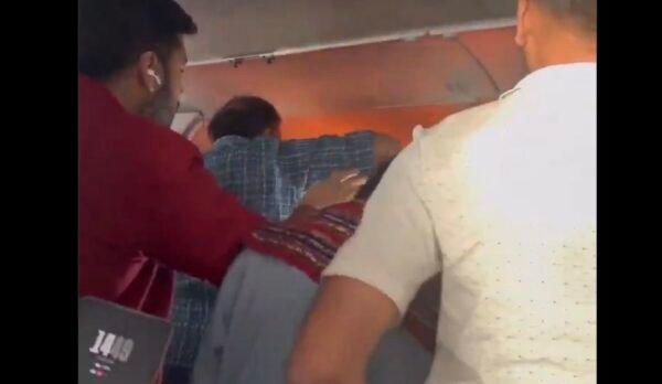 VIDEO: IndiGo flight diverted to Hyderabad after power bank catches fire in overhead bin