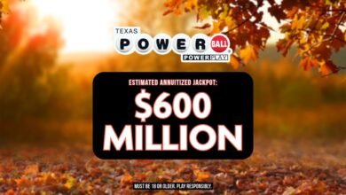 Powerball Jackpot at Estimated $600 Million for Tonight’s Drawing