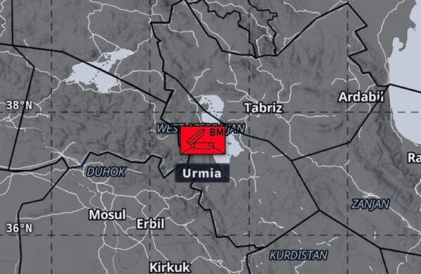 Ballistic Missile Launch Reported From Urmia, Iran; Purpose Unclear