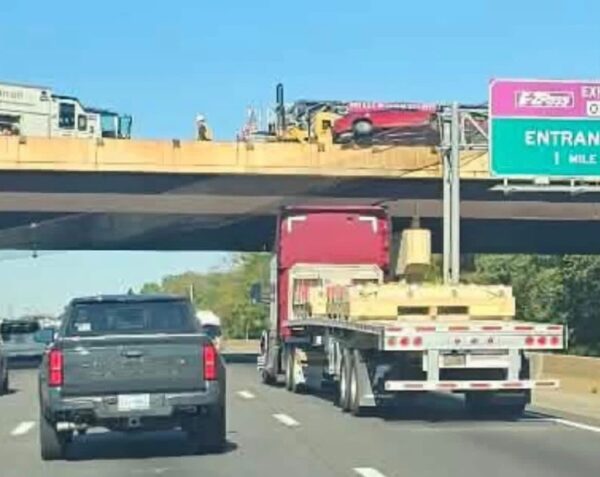 I-95 Crash in Dale City, Virginia, Blocks Three Lanes and Backs Up Traffic for 7 Miles
