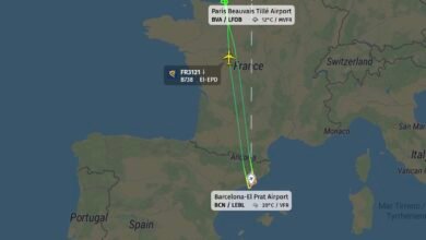 Ryanair Flight to France Returns to Barcelona, Spain, After Three Hours 2 Ryanair Flight to France Returns to Barcelona, Spain, After Three Hours