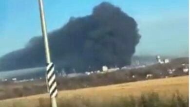 Fire Reported at Novomoskovsk Azot Plant in Russia After Alleged Ukrainian Drone Strike – Video 2 Fire Reported at Novomoskovsk Azot Plant in Russia After Alleged Ukrainian Drone Strike – Video