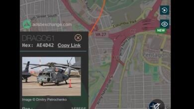 Navy Helicopters Fly Over Arlington National Cemetery in Virginia – Video