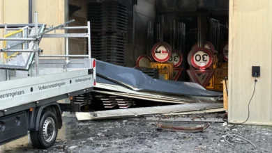 Brand verwoest Mal Verkeersservice