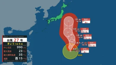台風27号 暴風域を伴い"非常に強い"勢力へ 週明けに関東地方をかすめるか 気象庁2日午前6時45分発表最新 5 台風27号 暴風域を伴い"非常に強い"勢力へ 週明けに関東地方をかすめるか 気象庁2日午前6時45分発表最新