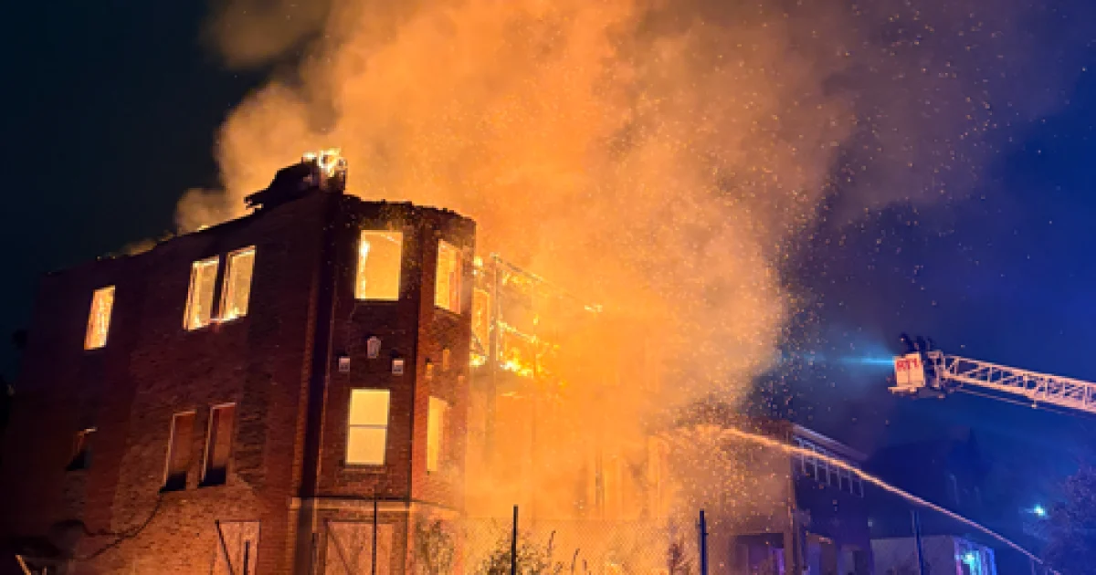 Firefighter injured overnight