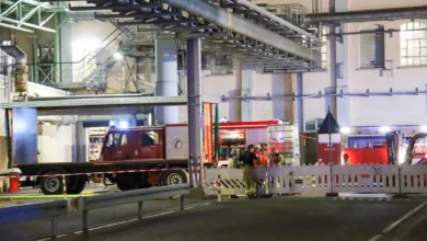 Großeinsatz in Gersthofen: Brand im Industriepark