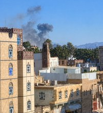 غارات جوية استهدفت منشآت حوثية في صنعاء