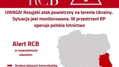 Poland issues RCB alert for Lublin region during major Russian air attack on Ukraine