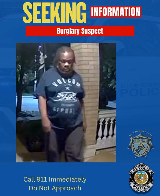 St. Louis police hunt suspect linked to string of nighttime home burglaries