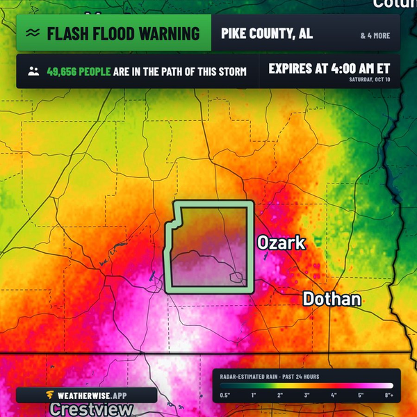 Flash Flood Warning issued for Coffee County, Alabama until 3:00 AM CDT 1 Flash Flood Warning issued for Coffee County, Alabama until 3:00 AM CDT