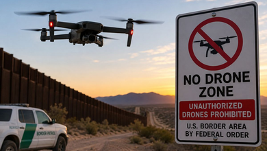 FAA Bars Unauthorized Drones Along US-Mexico Border Over Security Concerns