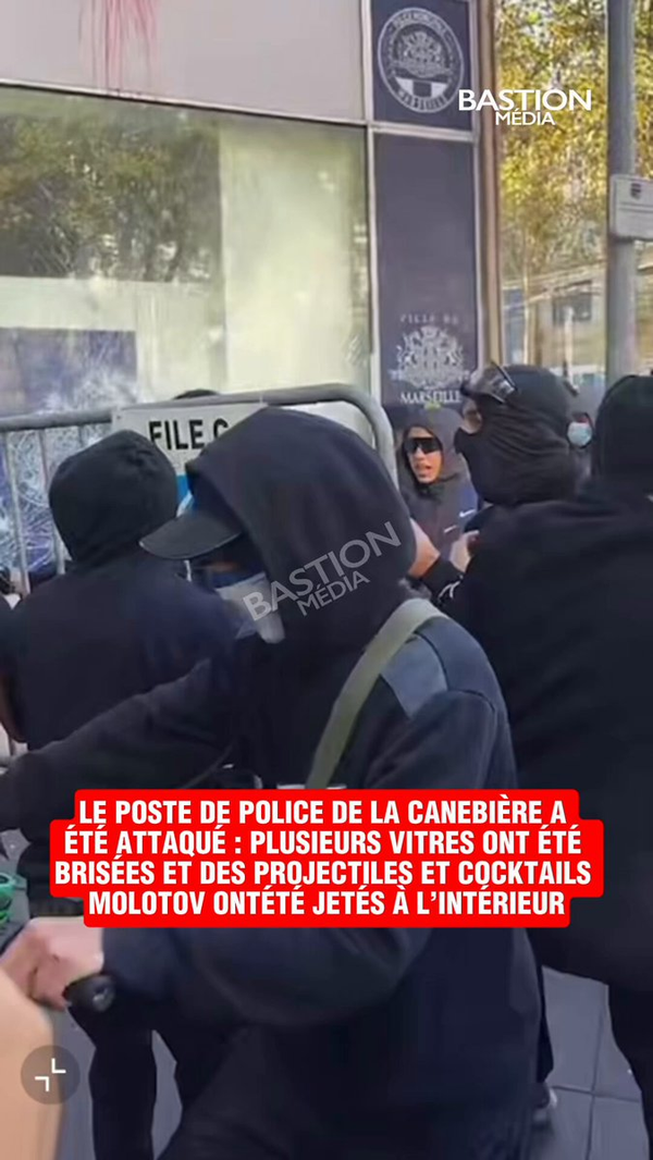Policejní stanice v Marseille čelí útoku – Video