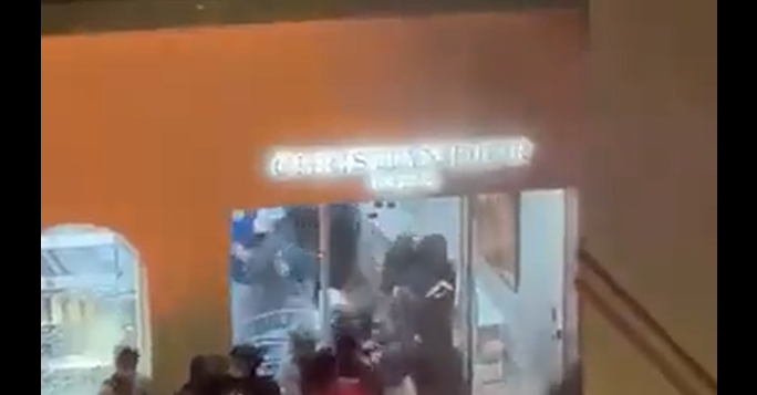Un negozio Christian Dior sarebbe stato saccheggiato in rue Saint-Honoré a Parigi — Video