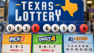 Texas Lottery results for October 3, 2026: Pick 3, Daily 4 and All or Nothing winning numbers
