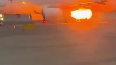 Avión de LATAM se incendia antes de despegar en Lima, Perú: video