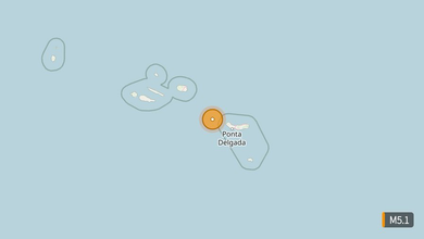 Un terremoto de magnitud 5,1 sacude las cercanías de Mosteiros, Portugal