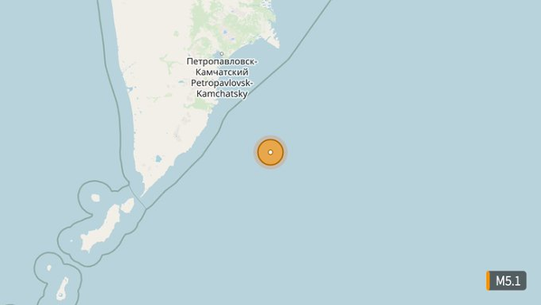 M5.1 earthquake strikes south-southeast of Vilyuchinsk, Russia 1 M5.1 earthquake strikes south-southeast of Vilyuchinsk, Russia
