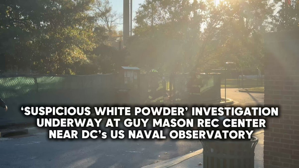 Washington, DC: Hazmat Crews Respond to White Powder at Guy Mason Dog Park - Video