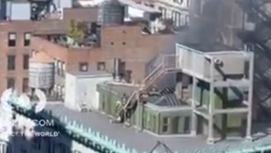 Incendio reportado en Manhattan, Nueva York: hasta 11 personas podrían estar atrapadas - Video