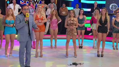 Ernesto Chavana Kicks Drone Into Model’s Face During TV Show in Monterrey, Mexico - Video