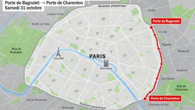 Manifestation du 31 octobre à Paris : la préfecture refuse le parcours Bastille–Nation proposé par la CGT 2 Manifestation du 31 octobre à Paris : la préfecture refuse le parcours Bastille–Nation proposé par la CGT